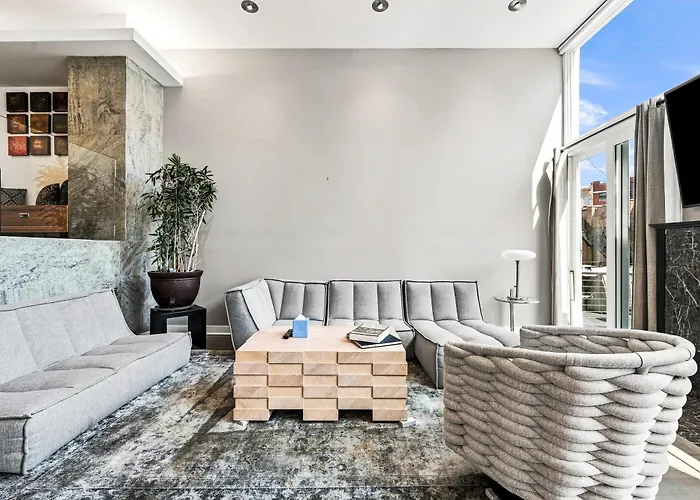 Сasa de vacaciones Skyline Views River West Townhouse; 2 Parking Incl Townhouse