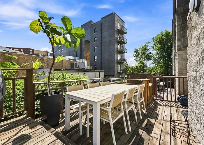 Сasa de vacaciones Skyline Views River West Townhouse; 2 Parking Incl Townhouse