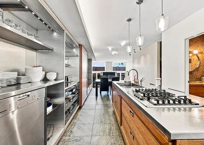 Skyline Views River West Townhouse; 2 Parking Incl Townhouse Сasa de vacaciones